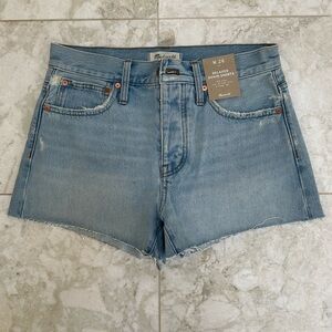 Madewell Light Wash Relaxed Denim Shorts